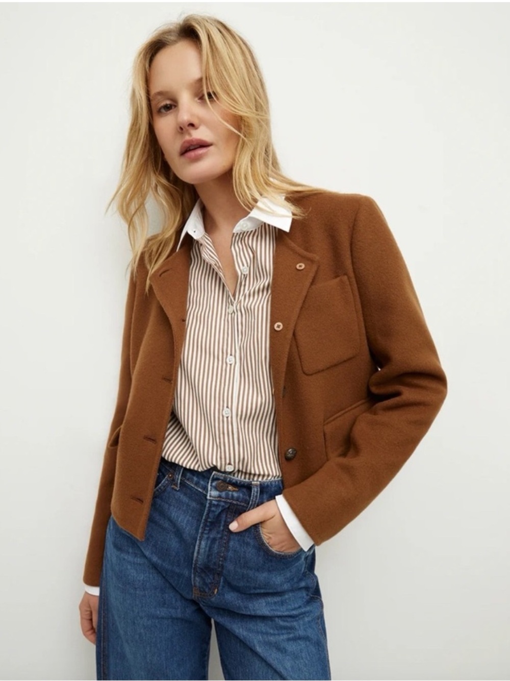 Veronica Beard Lyssa Wool-Blend Jacket sz 6